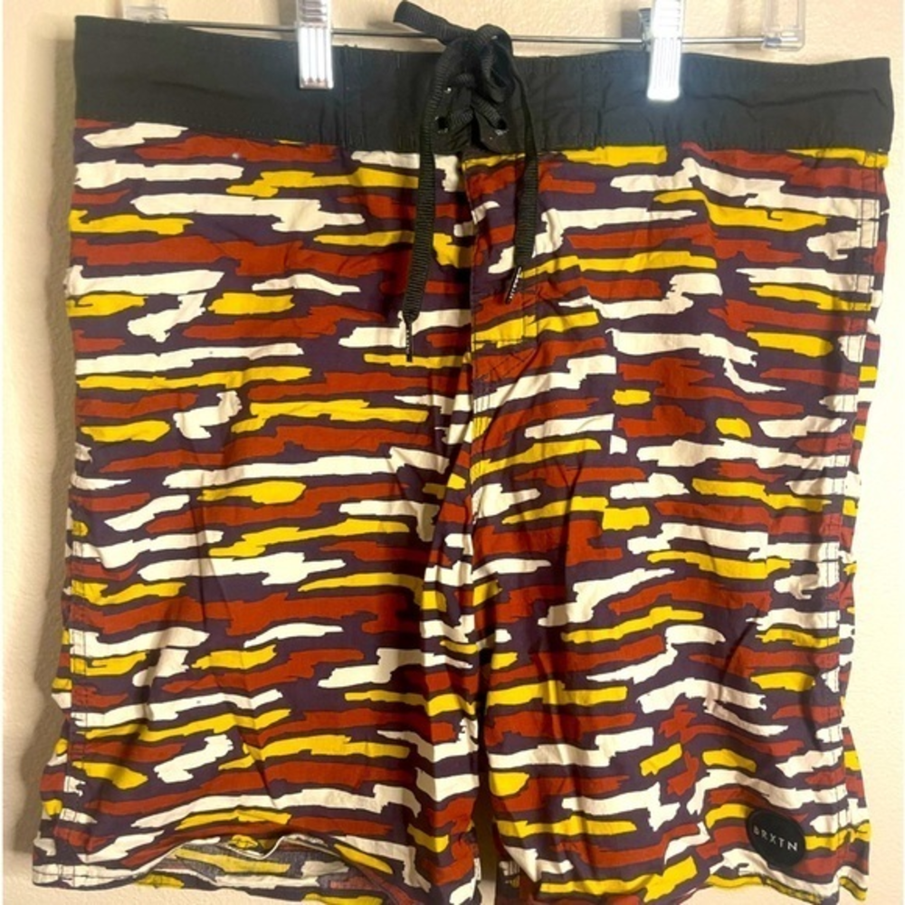 Brixton Men’s Board Shorts Swim‎ Trunks Size 34